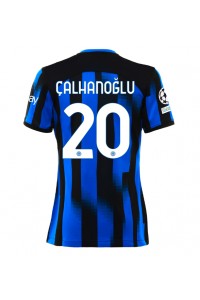 Inter Milan Hakan Calhanoglu #20 Jalkapallovaatteet Naisten Kotipaita 2023-24 Lyhythihainen